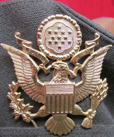 US WWII Women's Army WAC Officer Coat and Hobby Hat, Identified — image 9