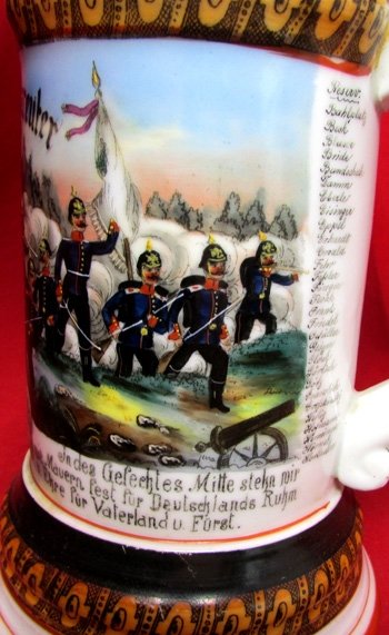 German Imperial Era, Regimental Beer Stein, 2nd Baden Grenadier Rgt, 1898-1900 — image 7