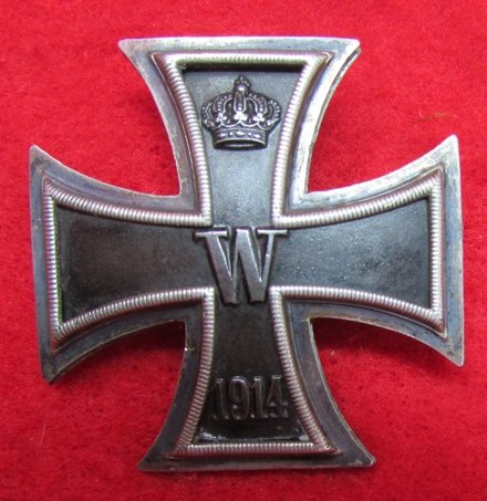 German WWI Vaulted Iron Cross 1st Class, 800 Silver — image 2