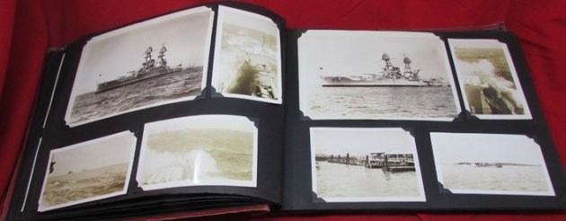 US Pre-WWII U.S. Navy Photo Album, 270 Photos — image 14