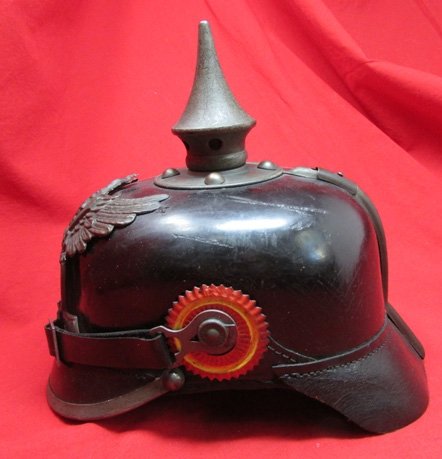 German WWI 111th Baden Infantry M1915 Enlisted Pickelhaube — image 4