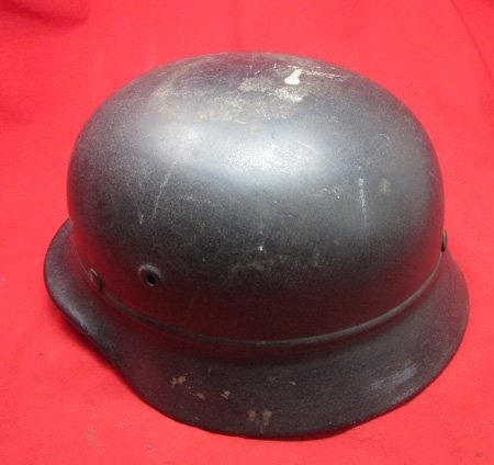 German WWII Luftschutz Combat M1940 Helmet, Quist 66 — image 5
