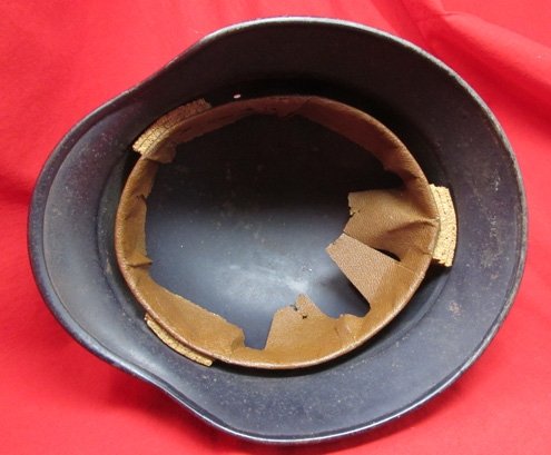 German WWII Luftschutz Combat M1940 Helmet, Quist 66 — image 6