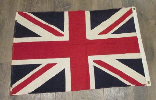 British Post WWII Era Cotton Union Jack, 23 x 35 Inches, US Mfg. — image 4