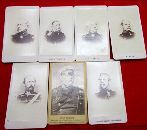 German Franco Prussian War Era CDV Lot, Seven Images, Wm Shew Publishing San Francisco — image 2