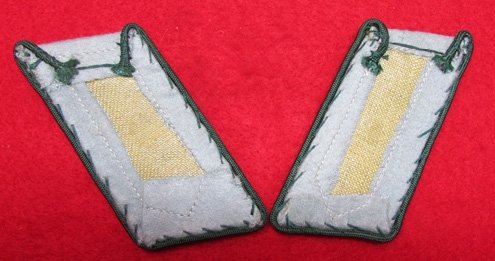 German WWII Heer Beamte Collar Tabs, Pair, Low Level Official — image 3