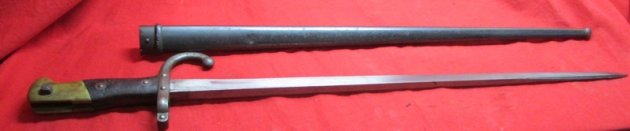 French M1874 Gras Bayonet, Matching Numbers, 1876 — image 4