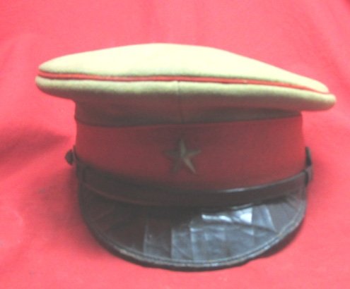 Japanese WWII Army Officers Visor Hat — image 2