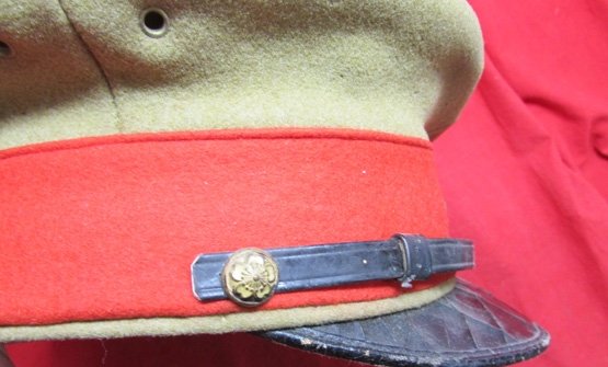 Japanese WWII Army Officers Visor Hat — image 5