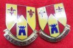 US WWII Era, Army Distinctive Unit Insignia, 115th Field Artillery, …