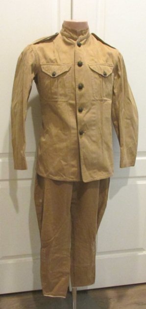 US Pre-WWI USMC Enlisted Coat & Breeches, Identified, Great White Fleet 1908, USS Missouri — image 2