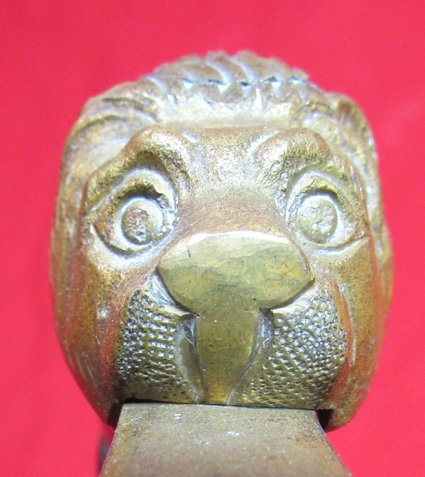 German Reichsheer Era Cavalry Officer Lionhead Sword, Horster Mfg — image 3