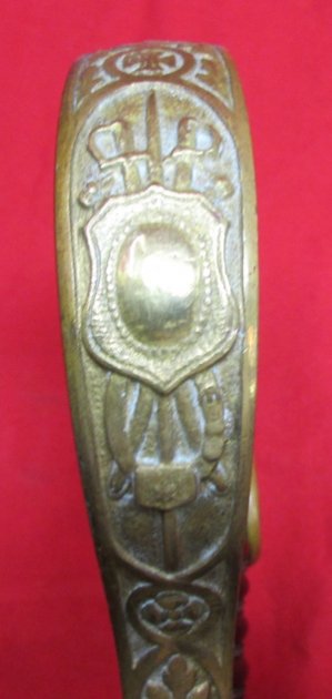 German Reichsheer Era Cavalry Officer Lionhead Sword, Horster Mfg — image 4