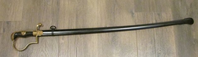 German Reichsheer Era Cavalry Officer Lionhead Sword, Horster Mfg — image 5