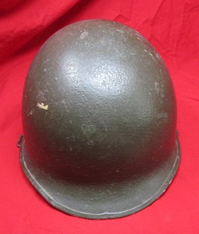 US WWII Swivel Bale Steel Helmet, Named — image 2