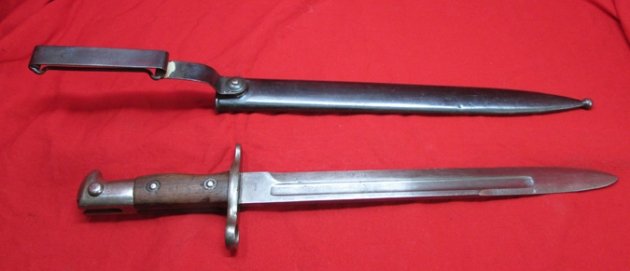US M1892 3040 Krag Bayonet, 1901 Small Date — image 5