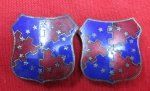 US WWII 62nd Coastal Artillery Bn Distinctive Unit Insignia, Pair, …