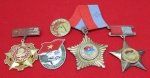 Vietnam War Era, North Vietnamese Medal and Insignia Lot, 5 …
