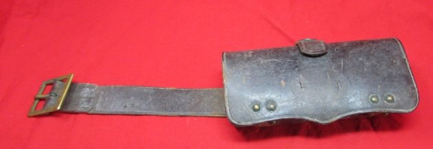 US Indian Wars Era Frazier Pattern Mounted Cartridge Box — image 2