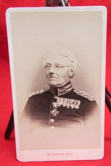 German Franco Prussian War Era CDV, Dr Nutten EK2, 39th Rgt — image 2