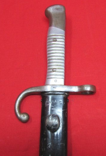 Argentine M1891 Mauser Bayonet, Aluminum Grip, Weyersberg Mfg, Non-Matching Numbers — image 2