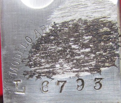 Argentine M1891 Mauser Bayonet, Aluminum Grip, Weyersberg Mfg, Non-Matching Numbers — image 5