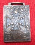 German WWI Patriotic Iron Cross Watch Fob