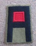 US Pre-WWII 1st Army Artillery, Greenback SSI