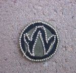 US WWII Hand-Decorated 89th Division SSI