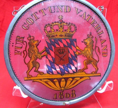 German 1808 Bavarian Hanging Window Plaque — image 3
