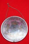 German 1808 Bavarian Hanging Window Plaque