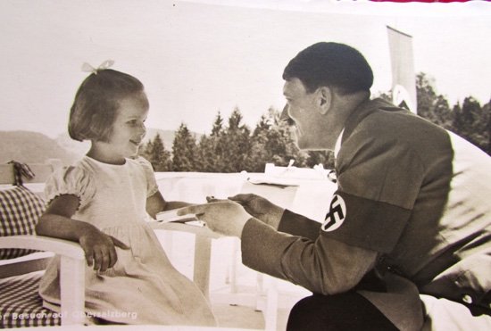 German WWII Hitler Postcard, Hoffmann Photo, Obersalzberg — image 3