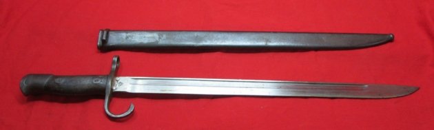 Japanese Pre-WWII Type 30 Bayonet & Scabbard, Tokyo Arsenal, Numbered Tang — image 5