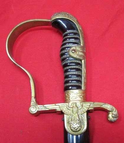 German WWII Army Officers Sword, WKC Mfg. — image 2