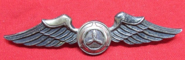US WWII Eras Gemsco Civil Air Patrol Pilot Wings, Sterling And Gemsco Marked Reverse, Pinback — image 3