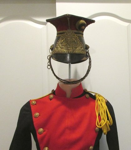 British WWI 12th Lancer Enlisted Coat, Trousers, Belt & Helmet — image 3