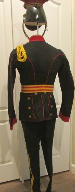 British WWI 12th Lancer Enlisted Coat, Trousers, Belt & Helmet — image 6