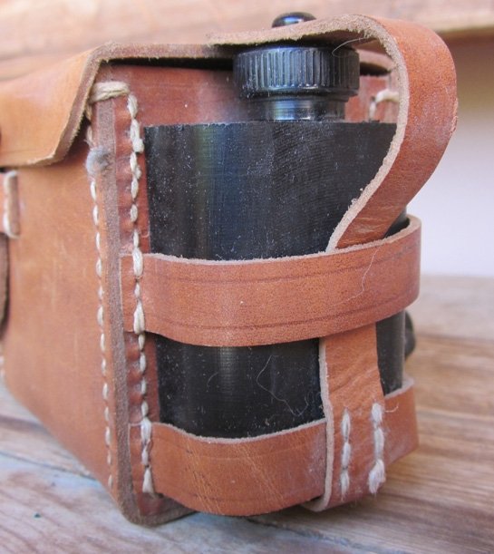 Japanese WWII, REPLICA, Rear Ammo Pouch Oiler — image 4