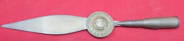 French WWI Trench Art Letter Opener St Mihiel — image 2