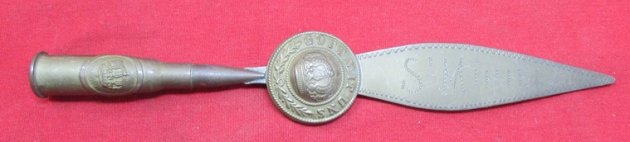 French WWI Trench Art Letter Opener St Mihiel — image 4