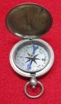 US WWI-WWII Pocket Watch Type Compass, Wittnauer Mfg