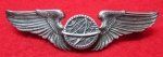 US WWII Navigator Wings, A.E. Co., Sterling, Clutchback