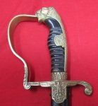 German WWII Army Officers Lion Head Sword, E. Pack 542