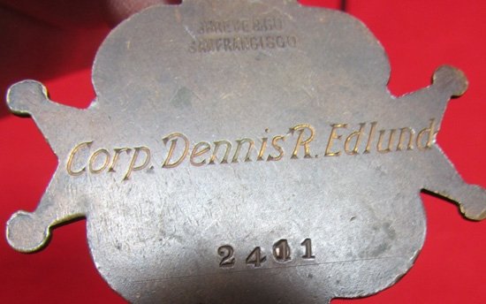 US SAW-WWI Era, Connecticut NG Service Medal, Named, Numbered — image 4