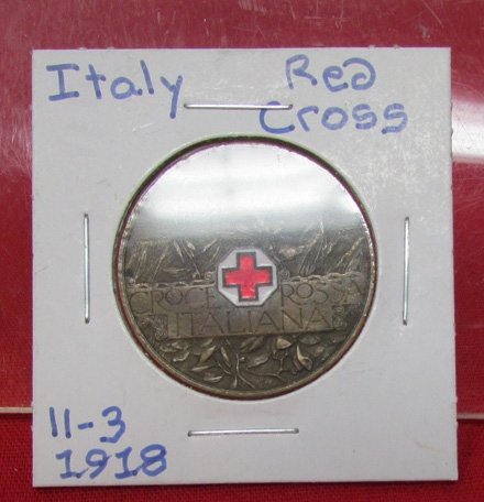  Italian WWI Red Cross Medallion — image 2
