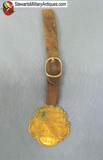  USPre WWI1908 War Maneuvers Watch Fob, Pine Plains NY — image 2