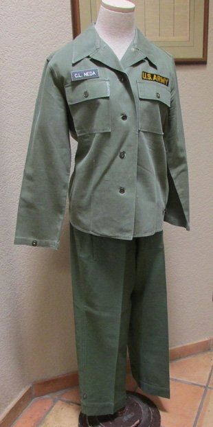  US Vietnam War Era Woman's  Army Fatigue Uniform Set — image 4