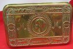 British WWI Christmas 1914, Brass Princess Mary Gift Tin