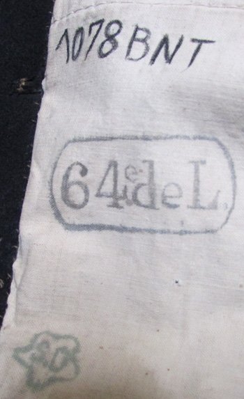  French 1884 Dated, Issue Infantry Enlisted Wool Tunic — image 8