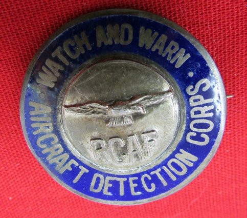  Canadian WWII RCAF, Aircraft Detection Corps Badge, Numbered, Sterling — image 3
